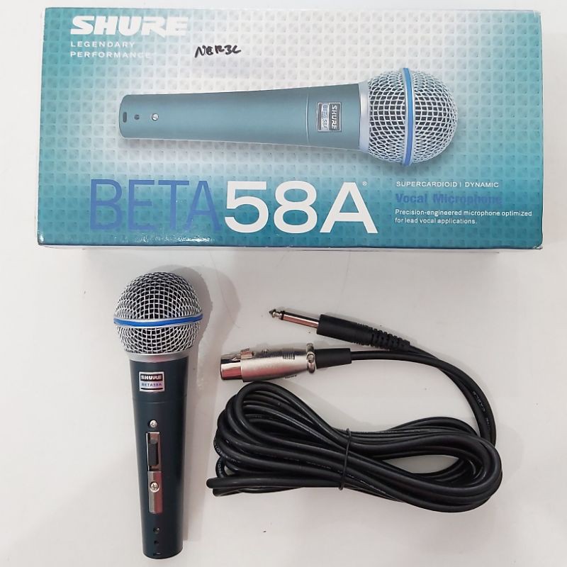 (BISA COD) Mic Kabel SHURE BETA58A Microphone Kabel Beta 58A