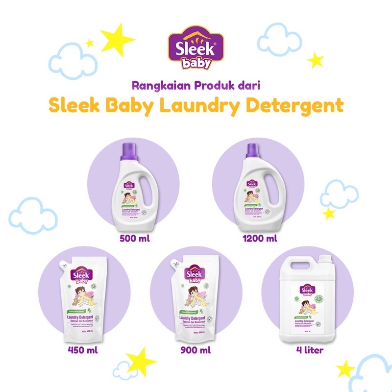 Sleek Baby Laundry Detergent 1200ML