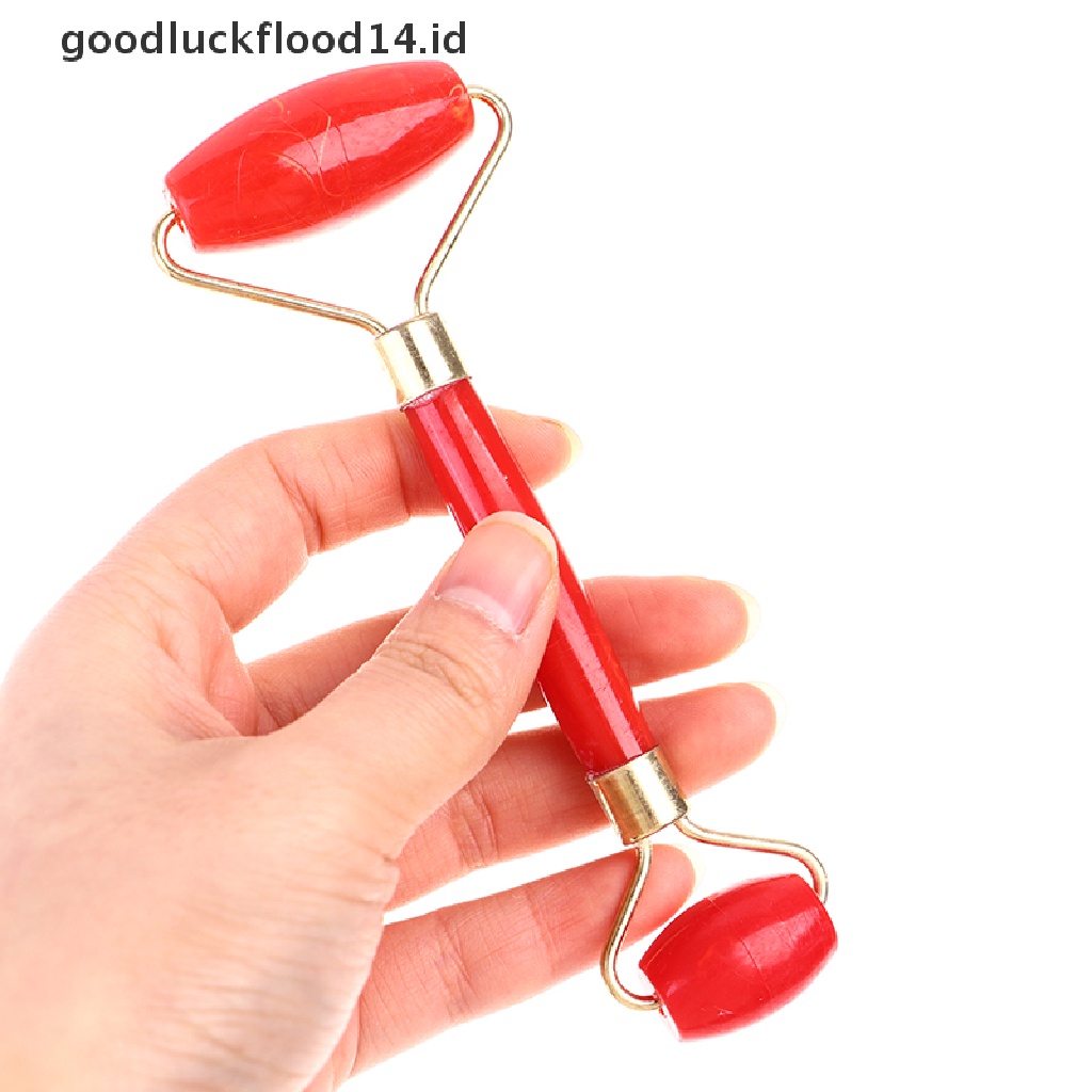 [OOID] Natural Jade Gua Sha Scraper Board Massage Rose Quartz Guasha Stone For Face Nec ID