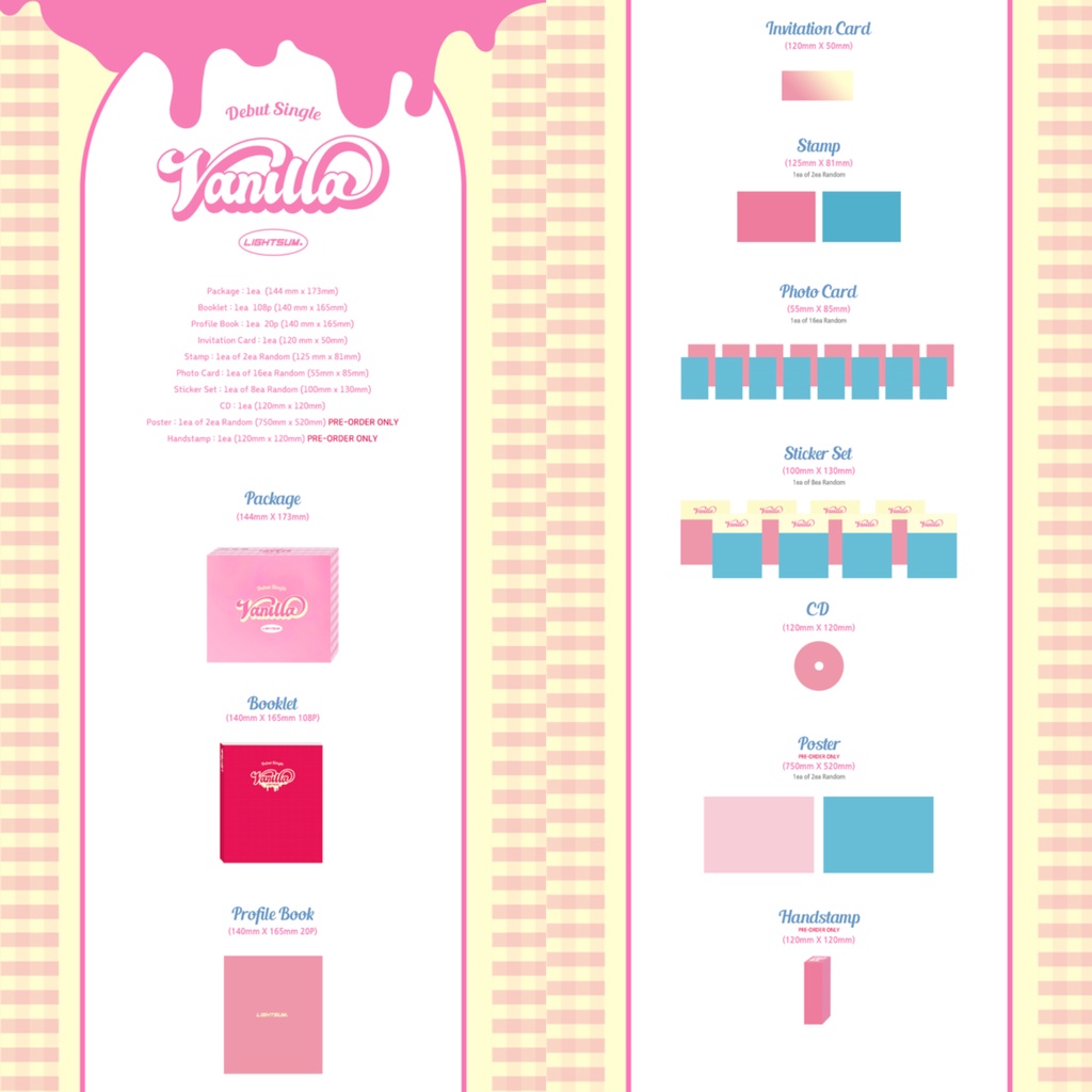 LIGHTSUM Single Album Vol.1 - VANILLA