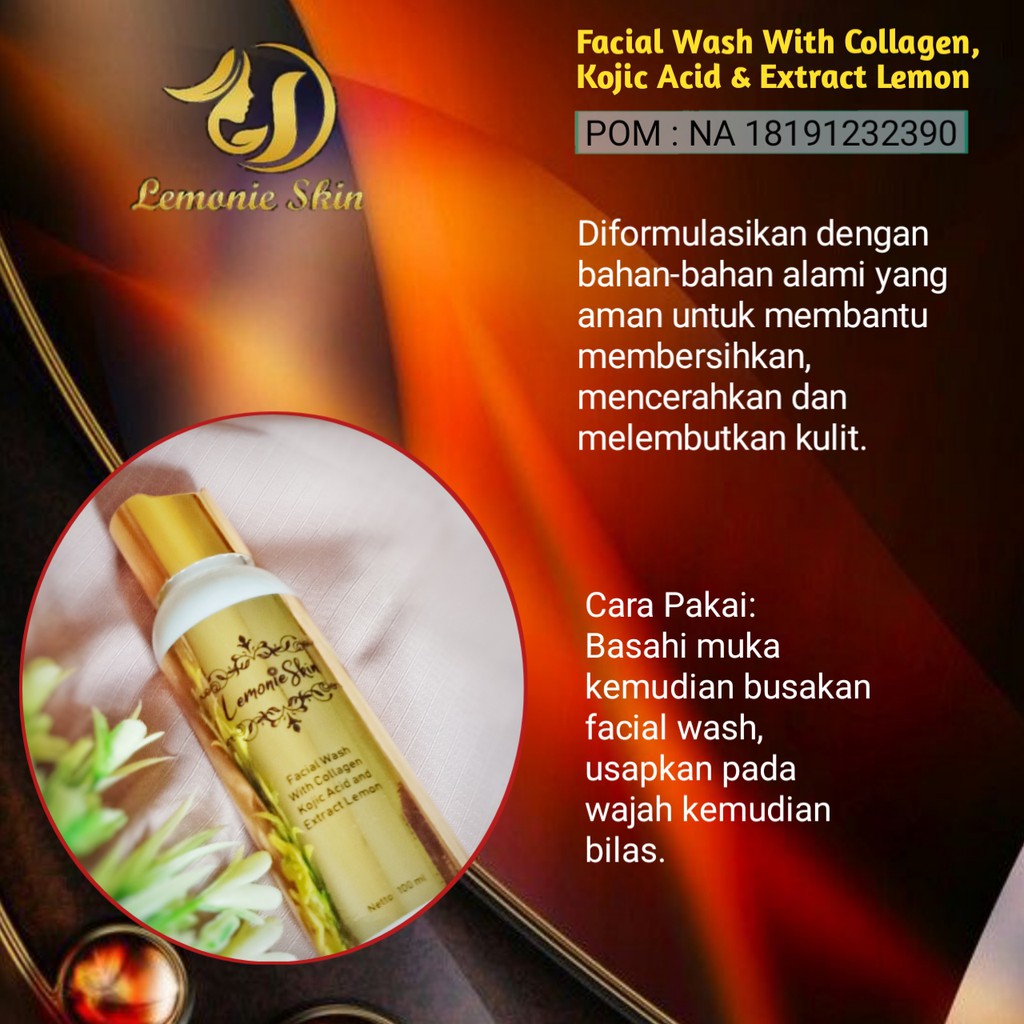 Facial Wash Lemonie Skin- Pencuci Wajah Lemonie Skin