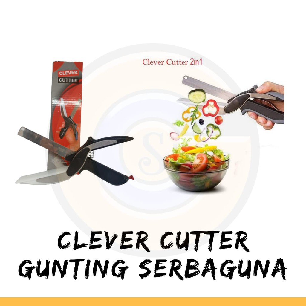 

Clever Cutter Pisau Gunting Dapur