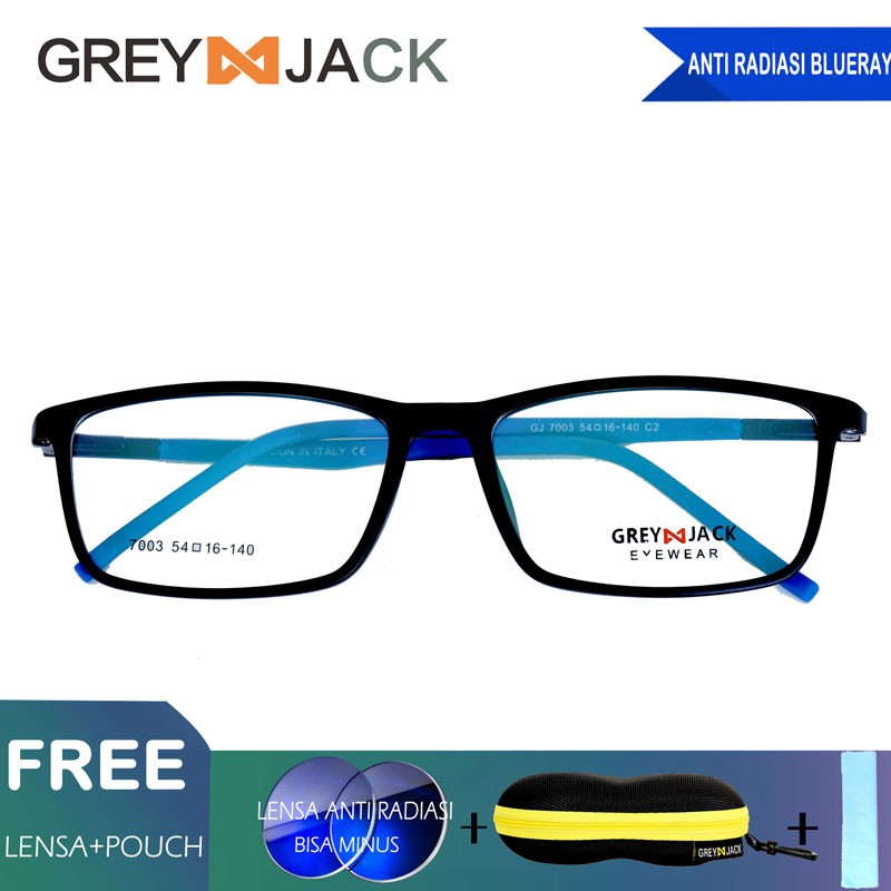 

Grey Jack Frame Kacamata Fashion TR90 Ringan dan Kuat untuk Pria & Wanita 7003