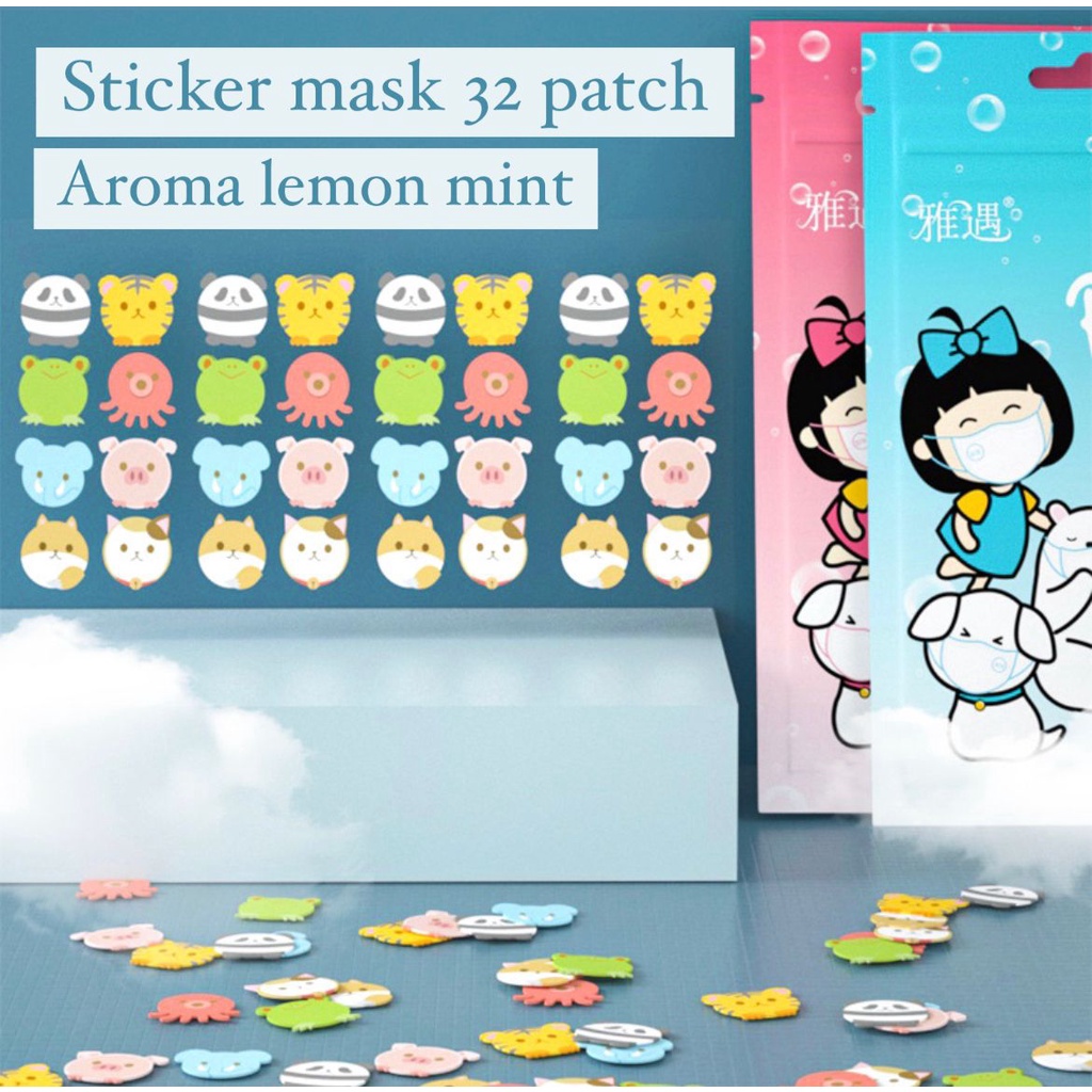 7.7 NEWSALE Aroma patch masker mint lemon isi 32 premium