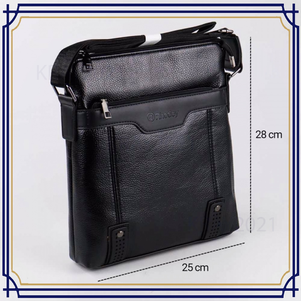 Tas Selempang Pria Messenger Bag PU Leather BG567