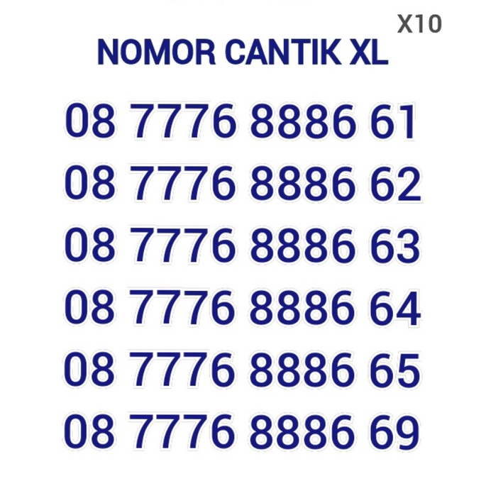 NOMOR CANTIK XL / NOMER CANTIK XL / NOMOR XL CANTIK / NOMER XL CANTIK / NO XL CANTIK  106