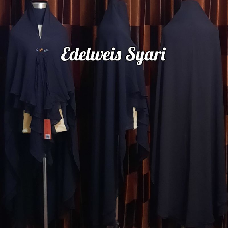 SALE NEW KHIMAR SISESA AWLIYA BLACK