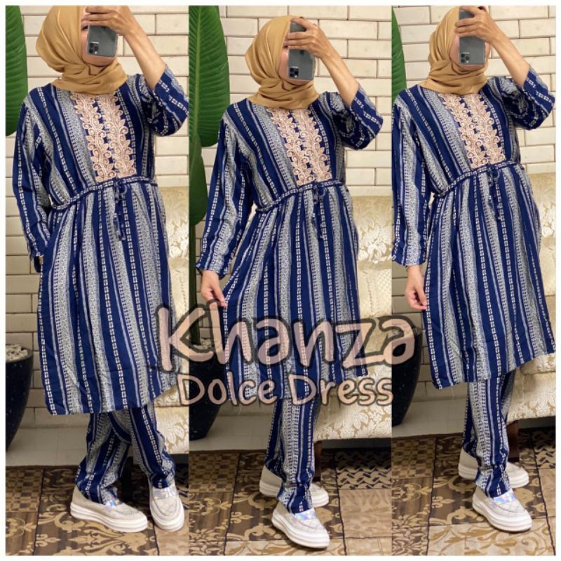 DASTER ARAB DOLCE SETELAN KHANZA BY DOLCE DRESS ORI