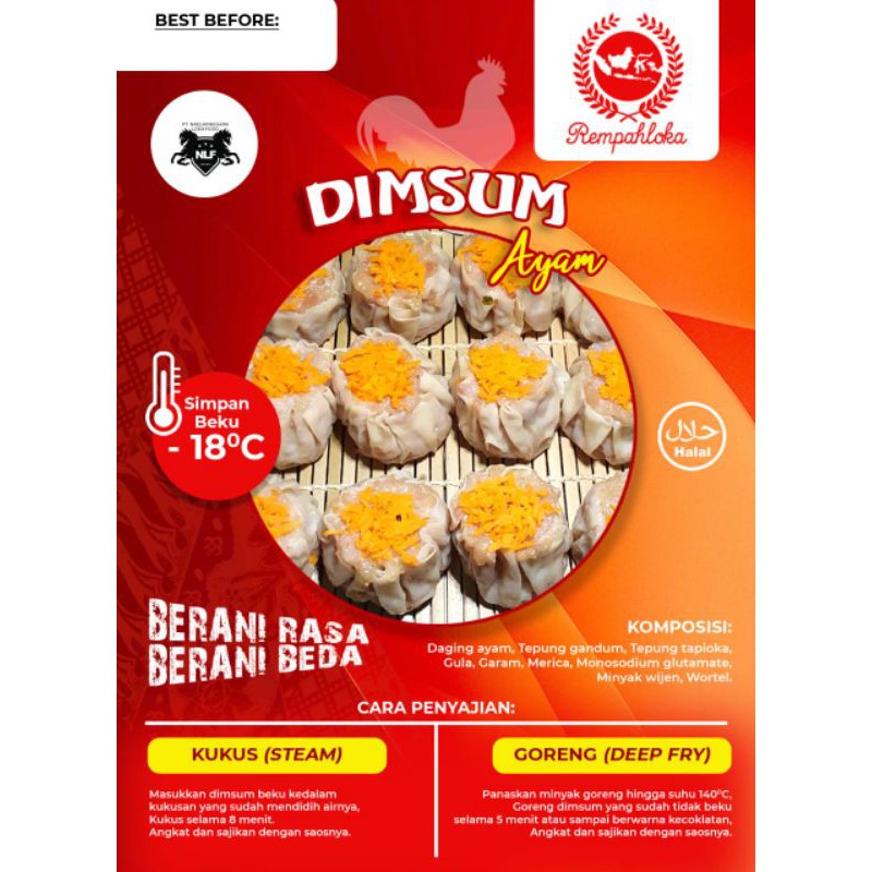 

Dimsum Rempah Loka Dimsum Ayam Makanan Beku Froozen Olahan