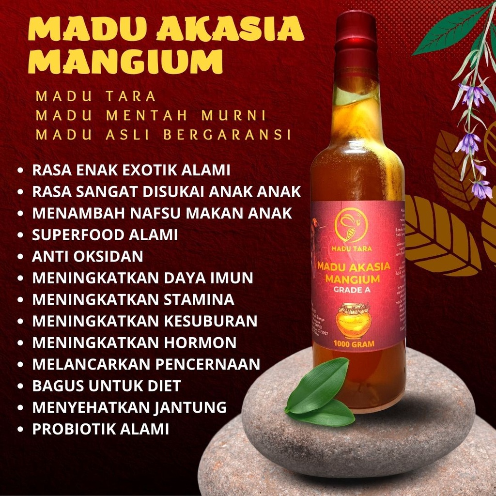 

Korzaln Madu Nektar Akasia Mangium 100% Asli Mentah Murni Raw Honey Madu Tara