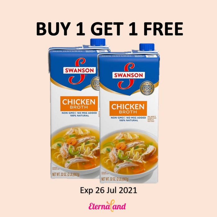 

NEW Swanson Chicken Broth - kaldu ayam impor usa merek swanson - OrignB1G126Juli