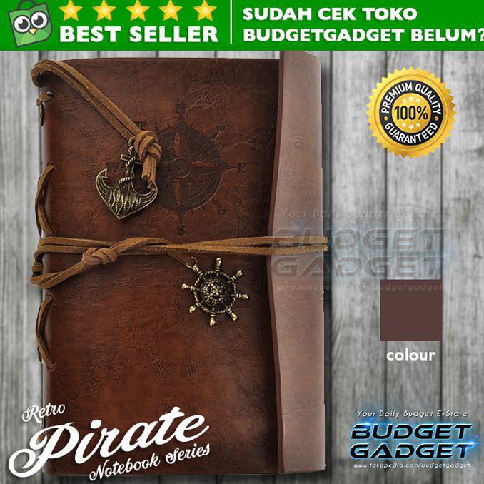 

IHOT SALEl Buku Catatan Binder Note Classic Retro Pirate Ship Leather ICLl