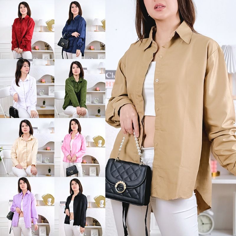 Arifirn Flowing Oversize - Kemeja Wanita | Blouse Wanita Murah