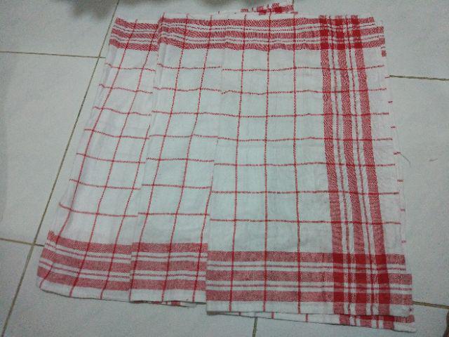 Lap Kotak / Serbet Dapur Serbaguna / Kain Lap Piring / Lap