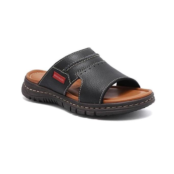 Buccheri Sandal Pria Ante Black