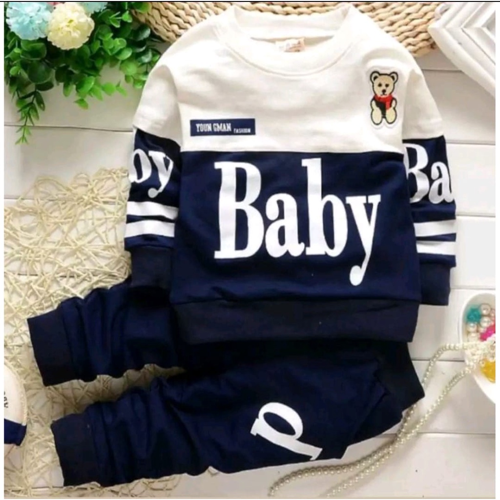 Setelan baju anak 1-5 Tahun SWEATER ANAK COWOK DAN CEWEK USIA 1-5  THN setelan baju anak laki-laki dan perempuan