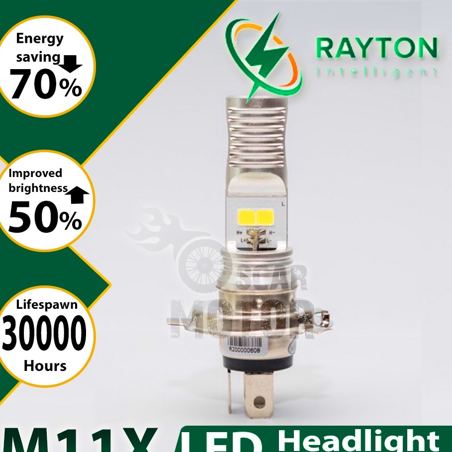 Lampu Motor AC DC RTD M11X H4 H6 Rayton Original BEBEK UNIVERSAL RTD motor