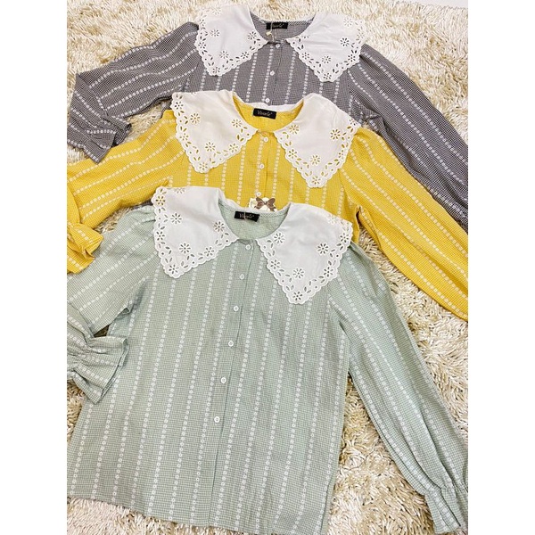 Fuji blouse vivorie premium/Fuji atasan vivorie import premium/Fuji atasan kra Korea import vivorie 