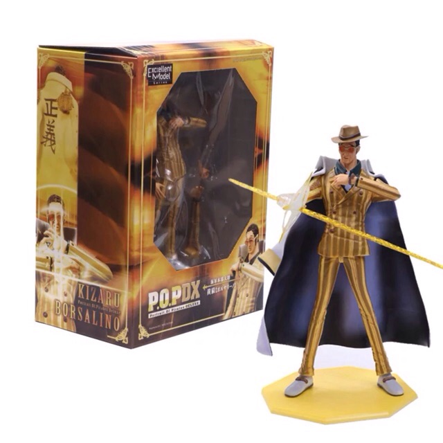 Action figure one piece Admiral POP DX Kizaru Borsalino