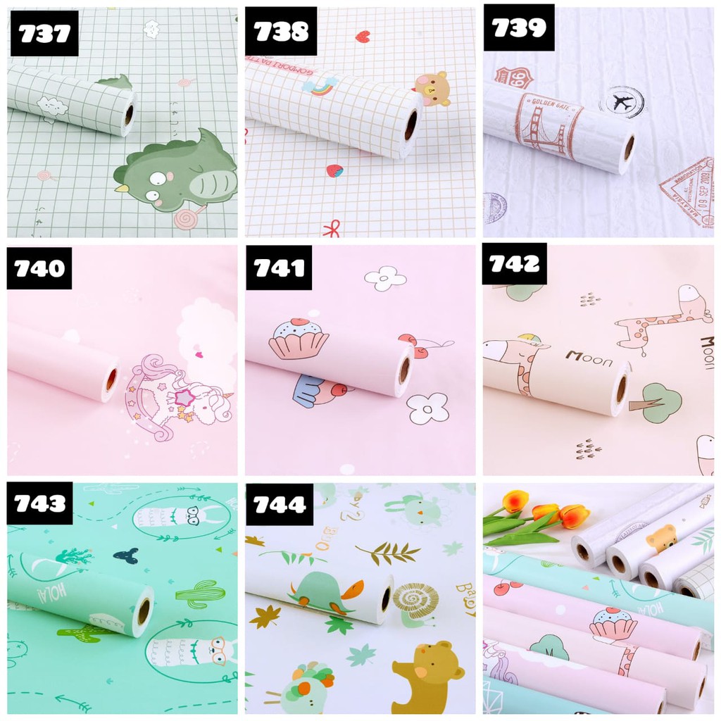 WALLPAPER DINDING ANAK WALLSTIKER ANAK KARTUN WALLPAPER ANAK WALLPAPER PANDA WALLPAPER MICKEY MOUSE 