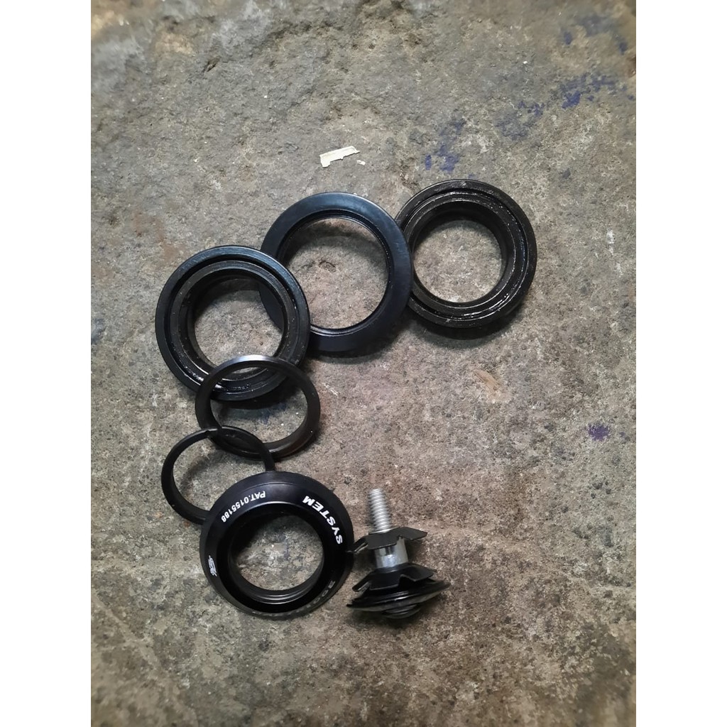 TERMURAH!!! Headset Sepeda Oversize / INTEGRATED CH / Semi Bearing / Hitam / Realpict