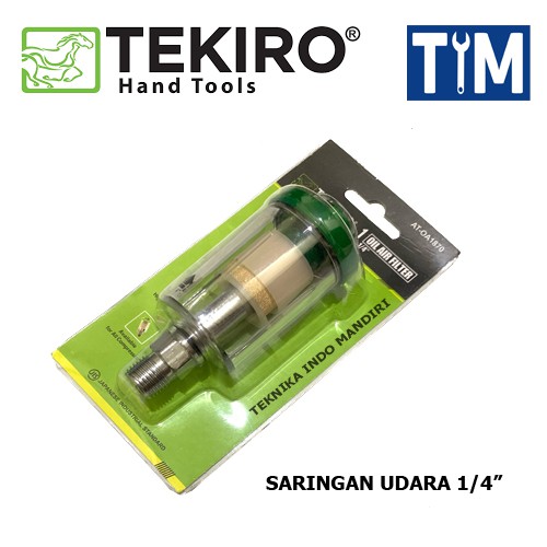 TEKIRO Saringan Filter Udara 1/4&quot;  / Oil Air Filter 1/4”