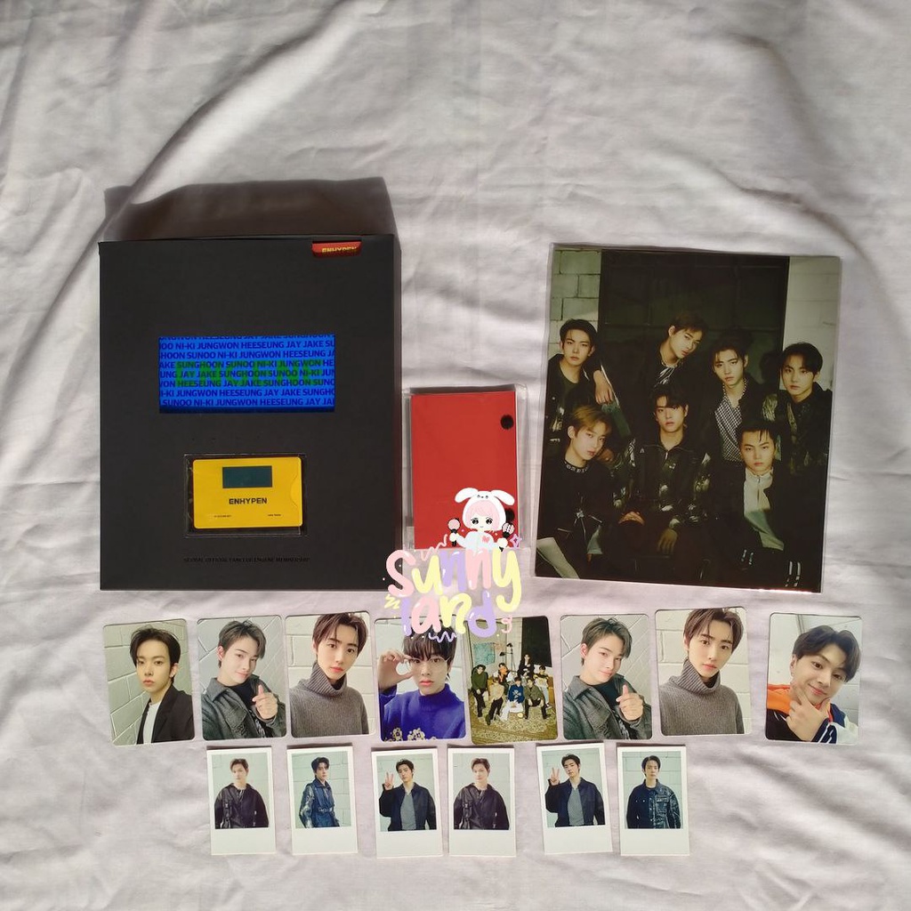 MEMBERSHIP KIT ENHYPEN SHARING MEMBERSHIP ENHYPEN PHOTOCARD JAY MEMBERSHIP PHOTOCARD SUNGHOON MEMBER