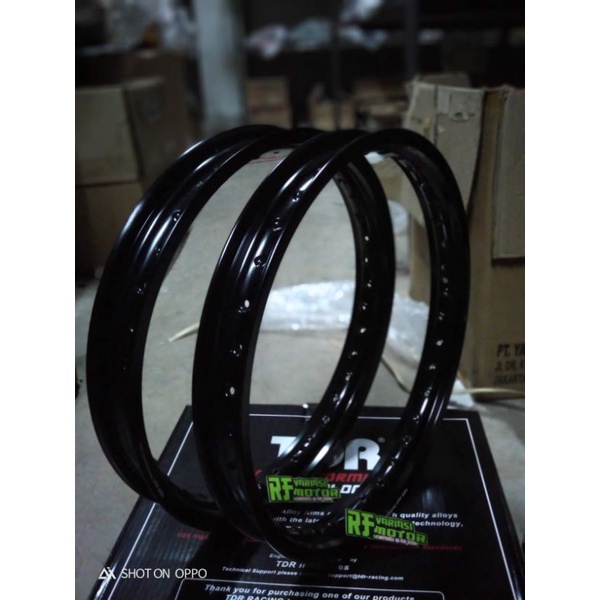VELG TDR RACING WX 160X17 185X17 HITAM GILAP
