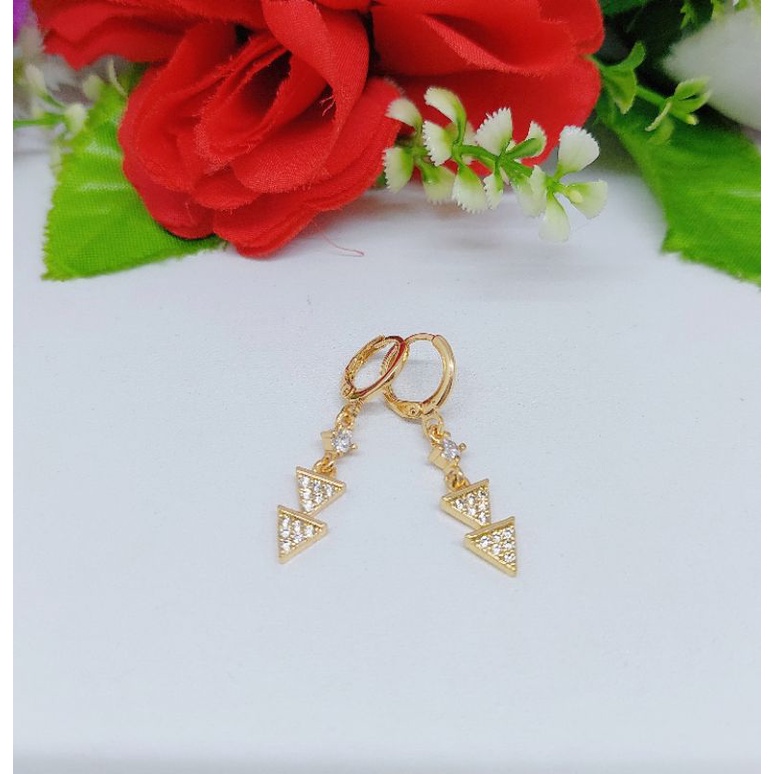 Anting xuping perhiasan lapis emam A005.007