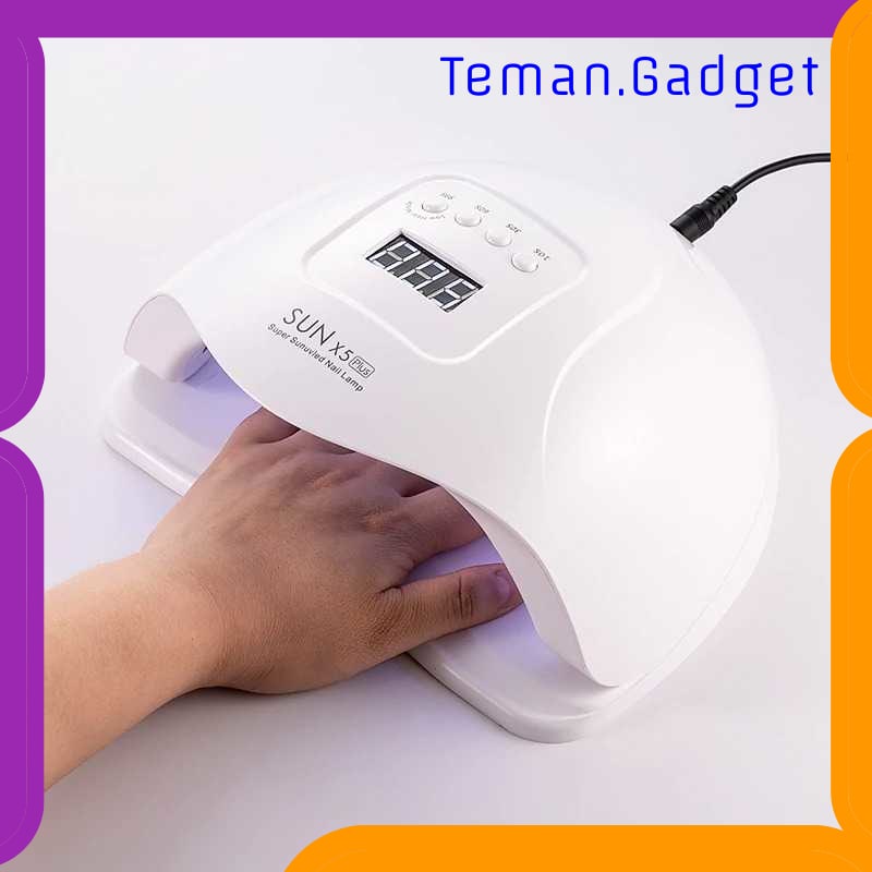 TG-FE208 RAINSOLID PENGERING KUTEK KUKU UV NAIL DRYER 36 LED 80W - SUN-X5 PLUS