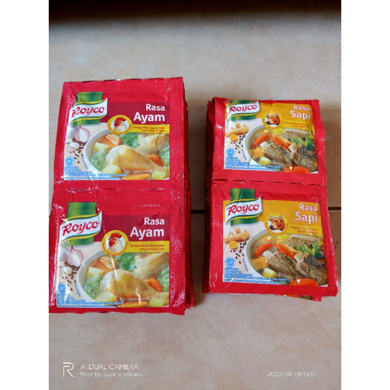 

Royco rasa ayam dan sapi rentengan