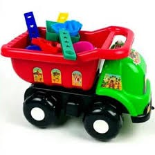 Mobil truck castel mainan truck pasir island P01 kinetic sand edukasi anak