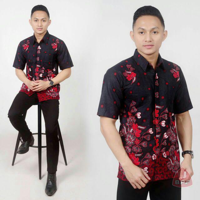 Batik jumbo BIG SIZE JUMBO XXL XXXL 3L 4L 5L MURAH BATIK JUMBO COUPLE-Kemeja lengan pendek