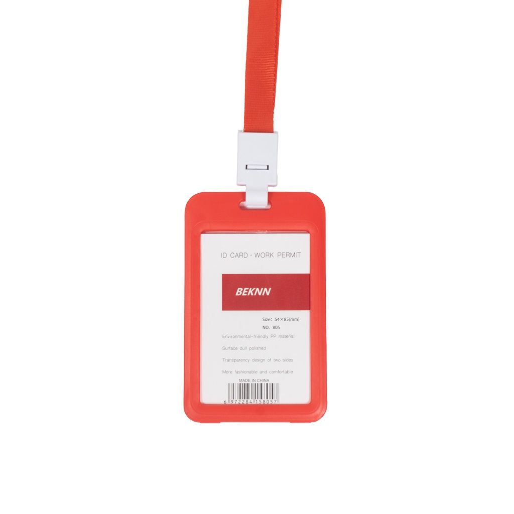 

Name Tag PP ID Card Holder PP Merah Lanyard PP Gantungan Kartu Nama Panitia 2 Sisi