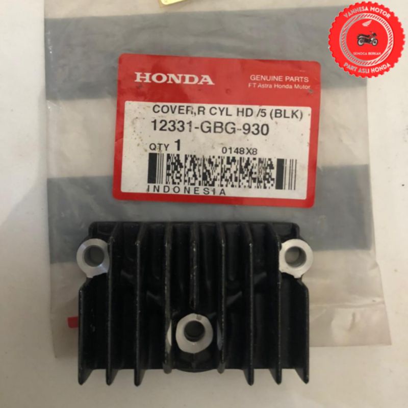 COVER TUTUP KANAN HITAM SILINDER HEAD GRAND SUPRA 12331-GBG-930