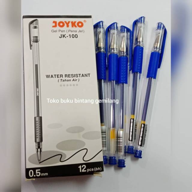 

(ECER ) PEN / PULPEN / PENA JOYKO JK-100, Tinta Biru