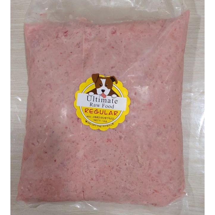 Dog / cat raw food ayam giling tulang halus 1 kg
