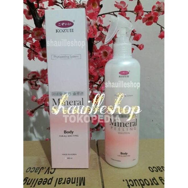 Kozuii Mineral Peeling For Body With Sprayer Asli Jaco Tv Jual Eceran