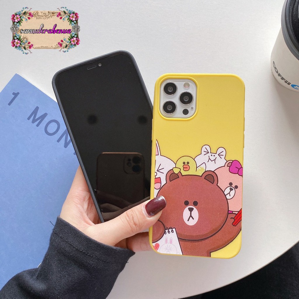 SS015 SOFTCASE BEAR oppo A9 A5 2020 A31 a8 A52 A92 A53 A33 2020 Reno 4 Reno 4f f17 pro A15 SB2800