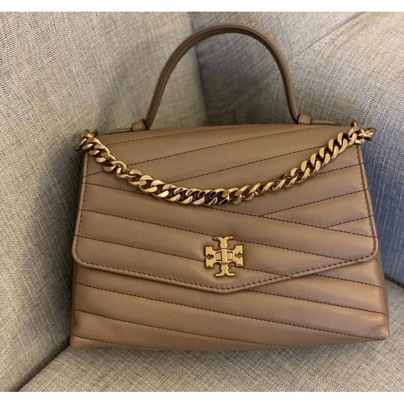 TAS TORY BURCH KIRA CHEVRON ORIGINAL TAUPE