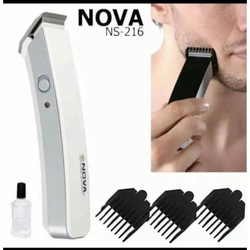 ALAT CUKUR JENGGOT, KUMIS, TRIMMER NOVA NS216 | alat cukur jenggot