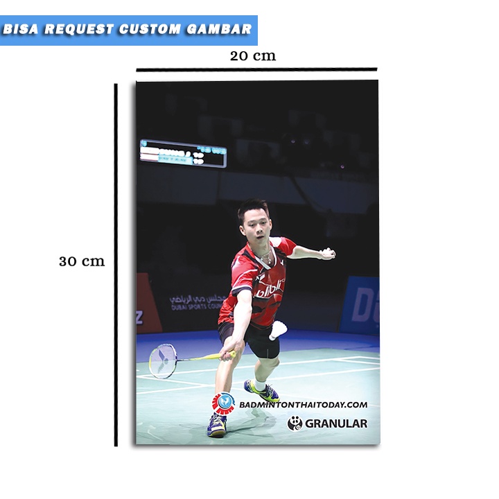 Poster Kayu Kevin Sanjaya/Hiasan DInding Kayu/Wall Decor/Poster Kevin Sanjaya