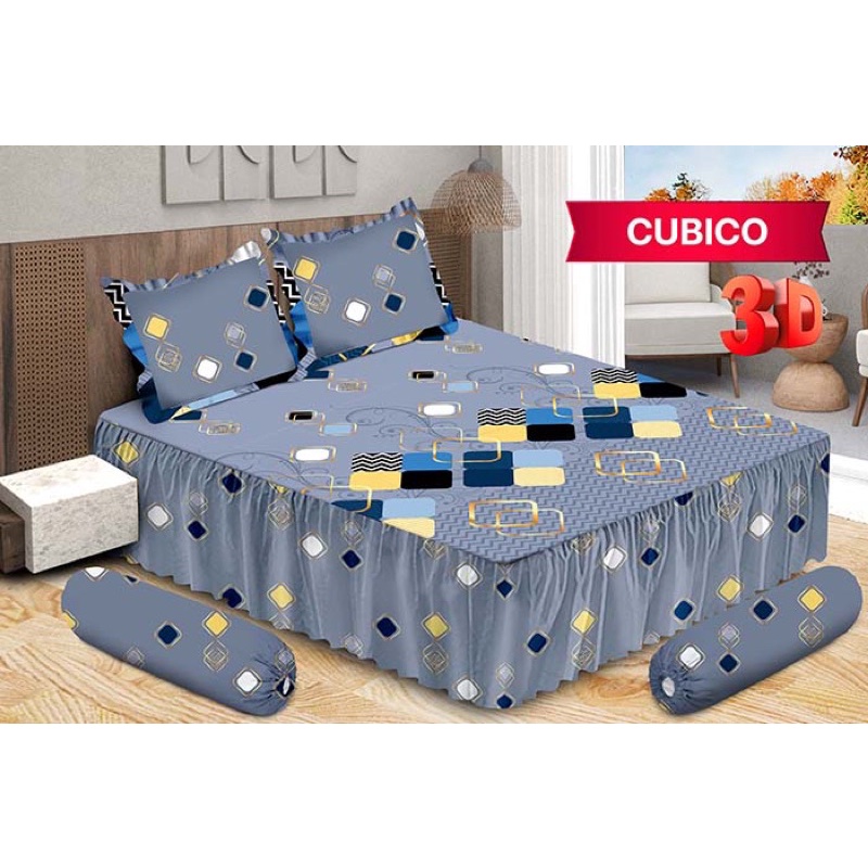 (BISA COD) SPREI BONITA RUMBAI UK 180*200 CM