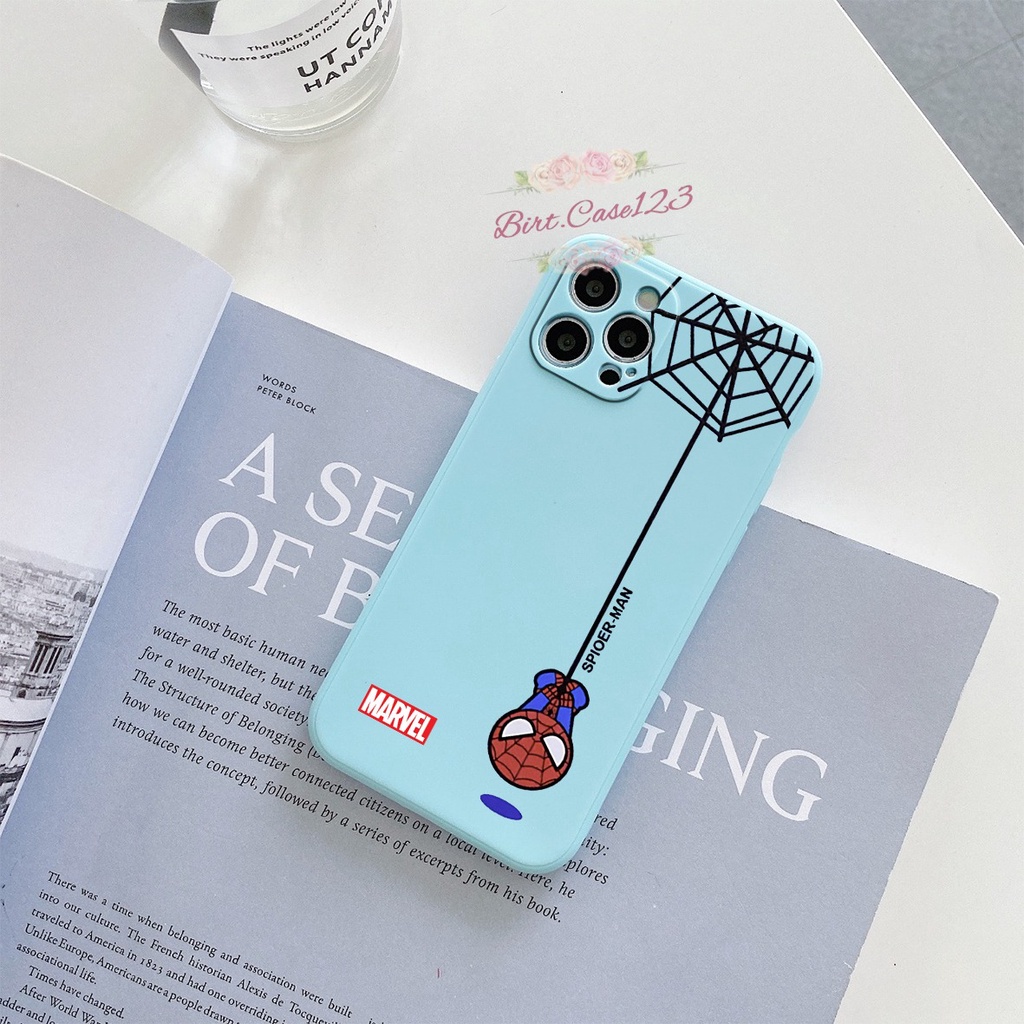 CASE CASING SOFTCASE SILIKON MACARON PELINDUNG KAMERA SPIDERMAN OPPO VIVO SAMSUNG XIAOMI REALME IPHONE ALL TYPE BC6180