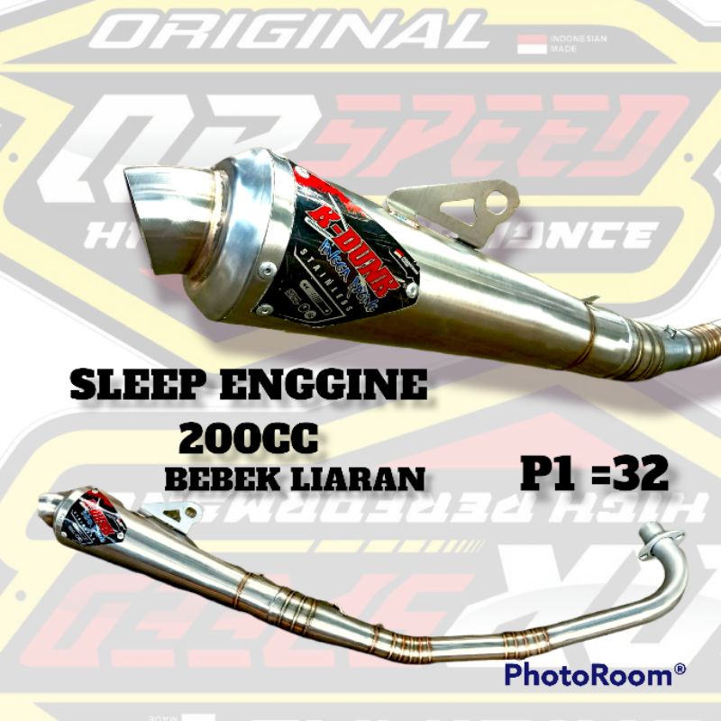 Knalpot Bebek Sleep Enggine Jupiter z Tune UP MP 2/ MP 4