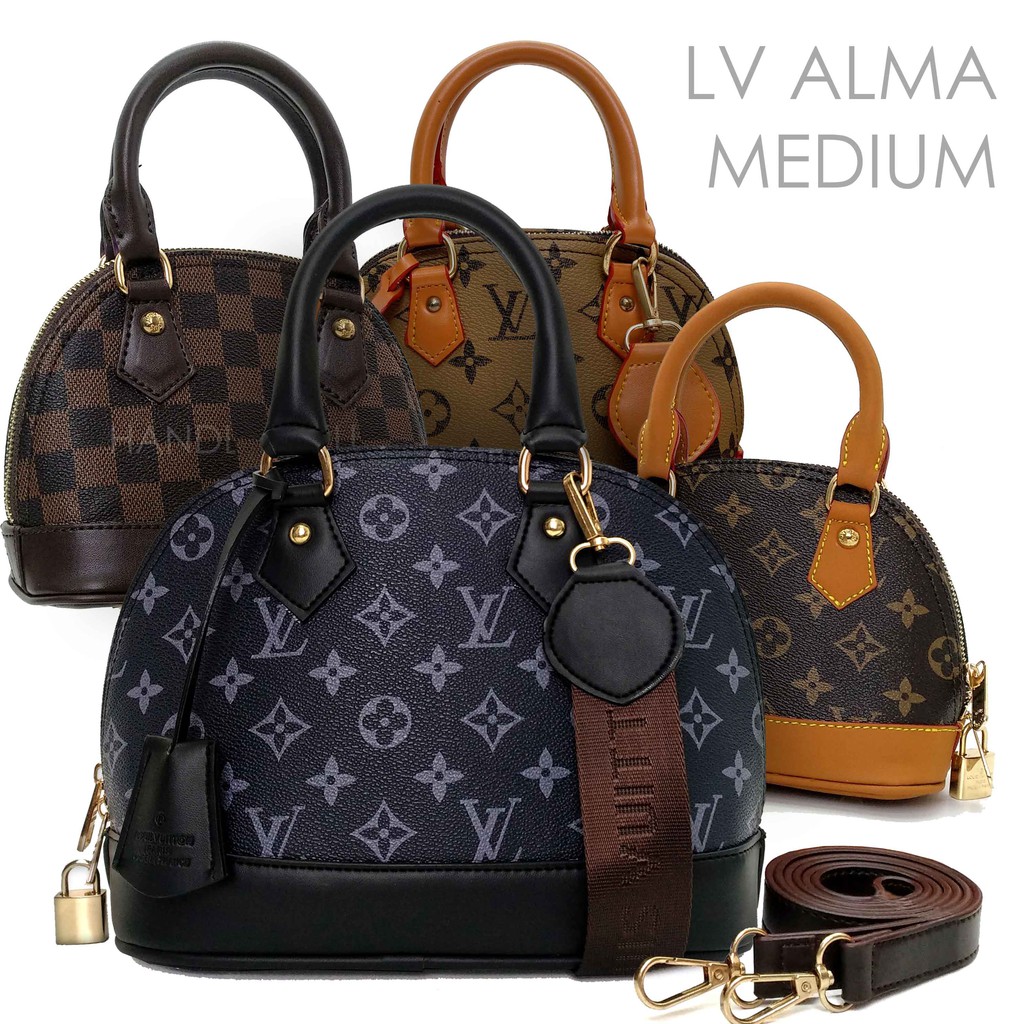 HANDBAGKU TAS LV ALMA MEDIUM 26CM 2 STRAP fashion wanita HANDBAGKU TAS LV ALMA MEDIUM 26CM 2 STRAP fashion wanita