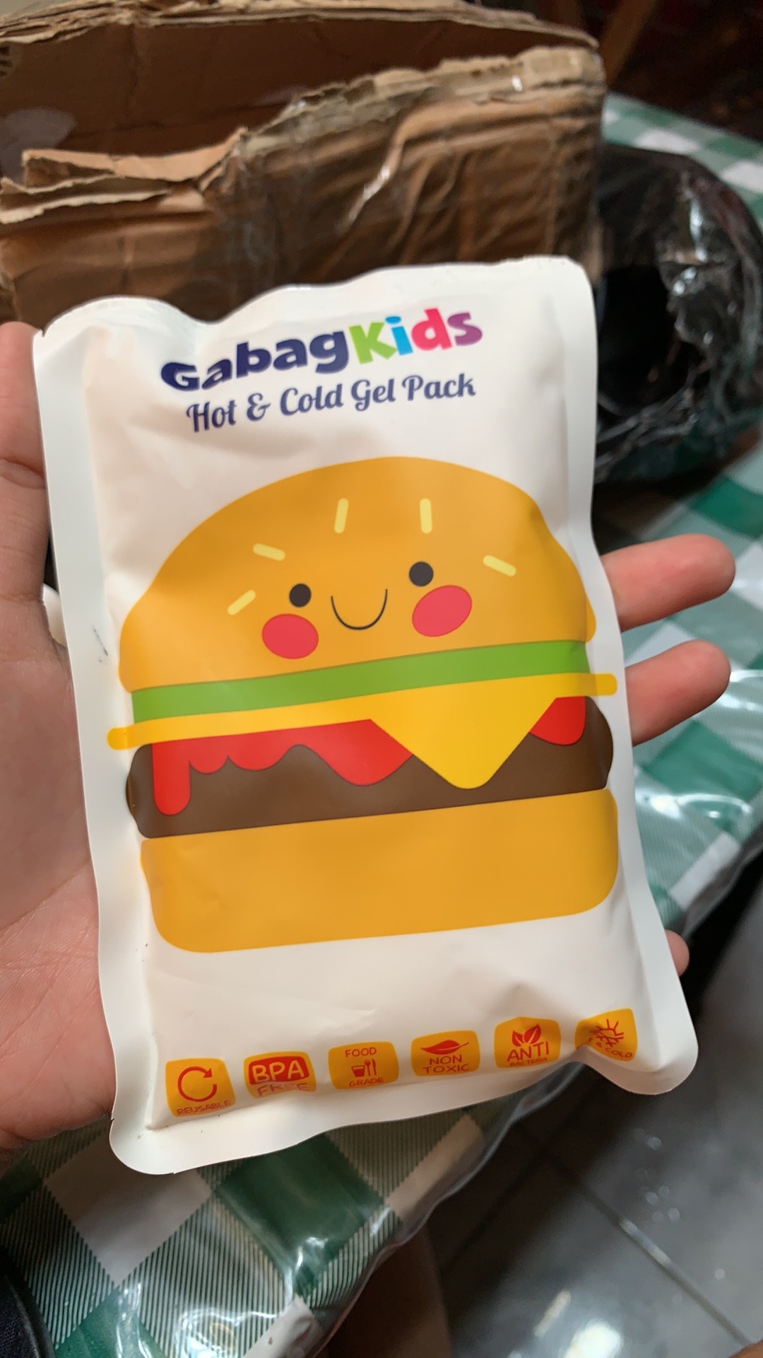 *terlaris* Gabag Ice Gel Mini / Gabag Kids Ice Cream / Burger 200gr 200 Gr