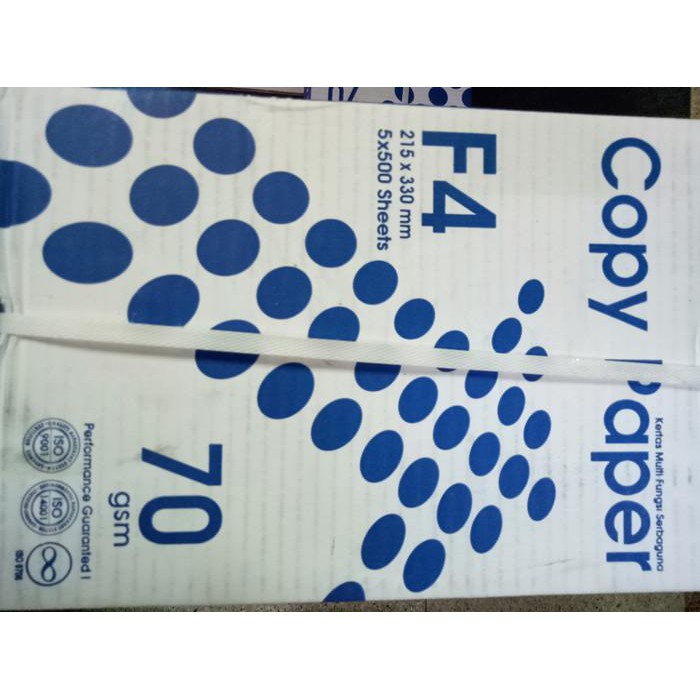 

Kertas / Kertas Hvs Folio F4 70 Gr Copy Paper
