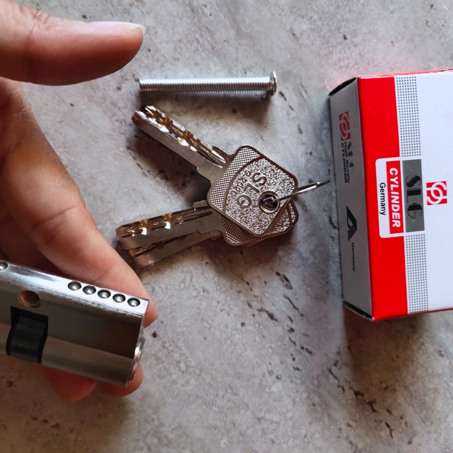 Descend Silinder Konci Pintu/ Anak Konci Pintu Soligen 60Mm Untuk Pintu Besar/Silinder Kunci Pintu