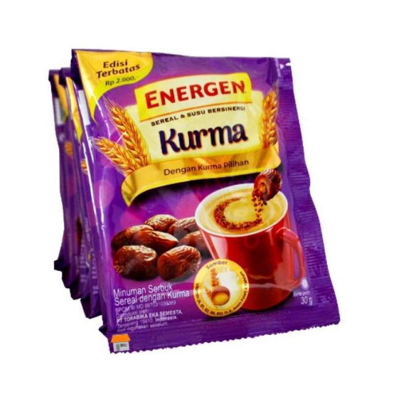 

Energen Kurma 1 Rcg isi 10 Sachet @ 30 Gram